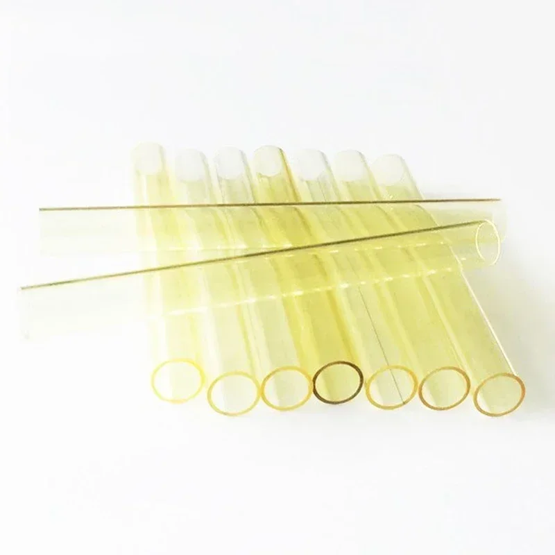 OD13*L80mm IPL Yellow Quartz Tube lamp glass e-light laser uv tube 10pcs