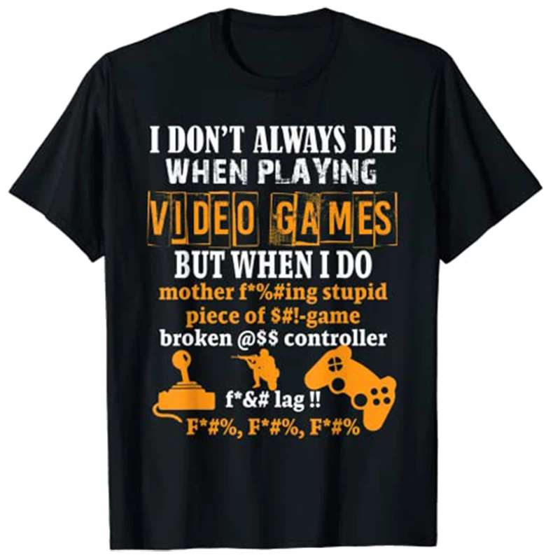 

Video Games T-Shirt Funny Gamer Tee for Console Gaming Fans T Shirt