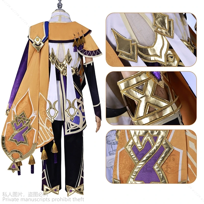 Spiel Genshin Impact neue Cosplay Sethos Spiel Anzug schöne Uniform Cosplay Kostüm Halloween Karneval Party Rollenspiel Outfit Männer