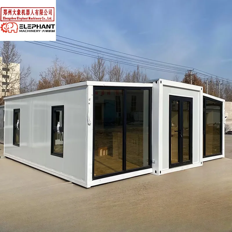 Customized Color 20ft/40ft Luxury Folding Expandable Container House Price with Bathroom and Kitchen