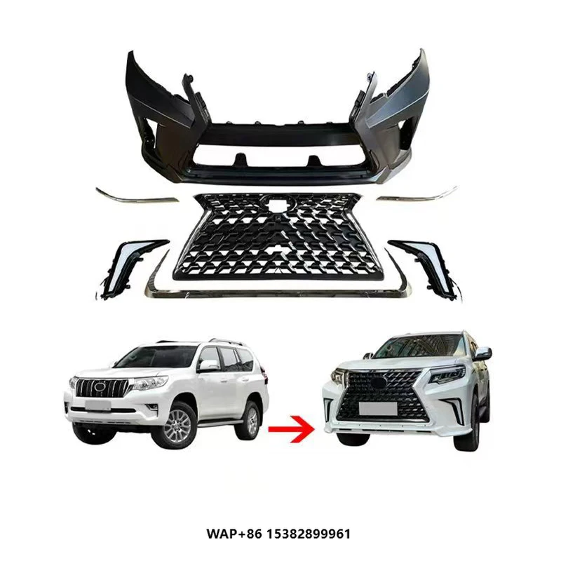 

Custom High Quality Body Kit for 2018+ Prado Front Bumper Grille Upgrade Clips Lexus New Model Body Parts Customization