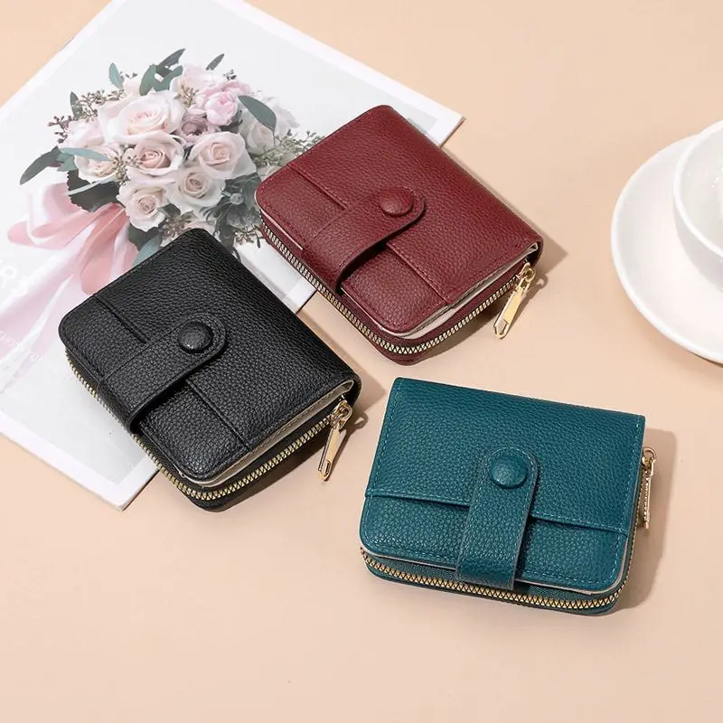 carteira-curta-minimalista-para-mulheres-compacta-com-multiplos-slots-para-cartoes-porta-moedas-com-textura-de-couro-clip-para-dinheiro-para-estudantes