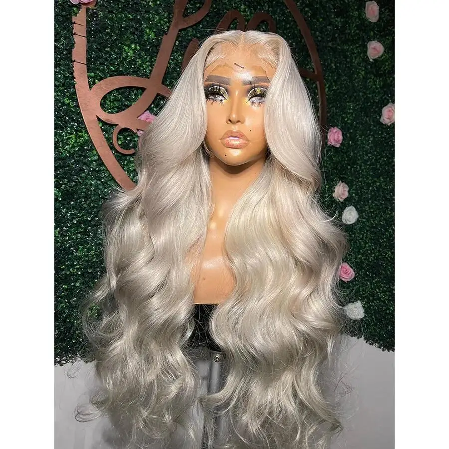 Soft 26“ 180Density Long 60 Color Body Wave Lace Front Wig For Black Women Babyhair Preplucked Heat Resistant Glueless Daily Wig