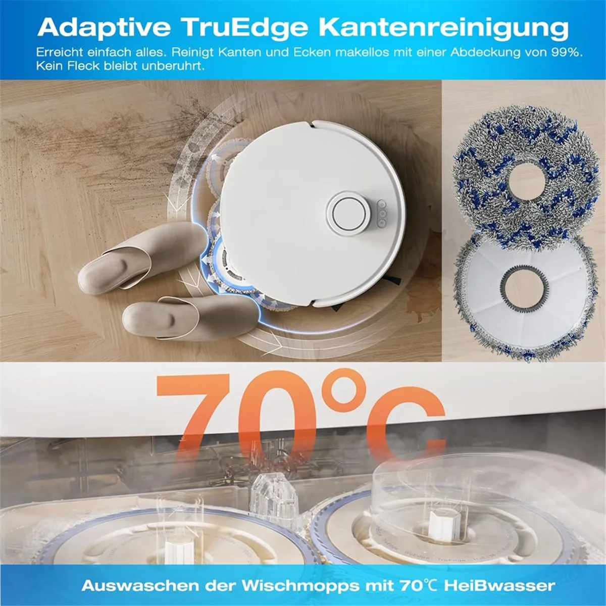 T30S 로봇 진공 청소기 용 FZFZ 교체 부품 메인 사이드 브러쉬 HEPA 필터 걸레 패드 먼지 봉투