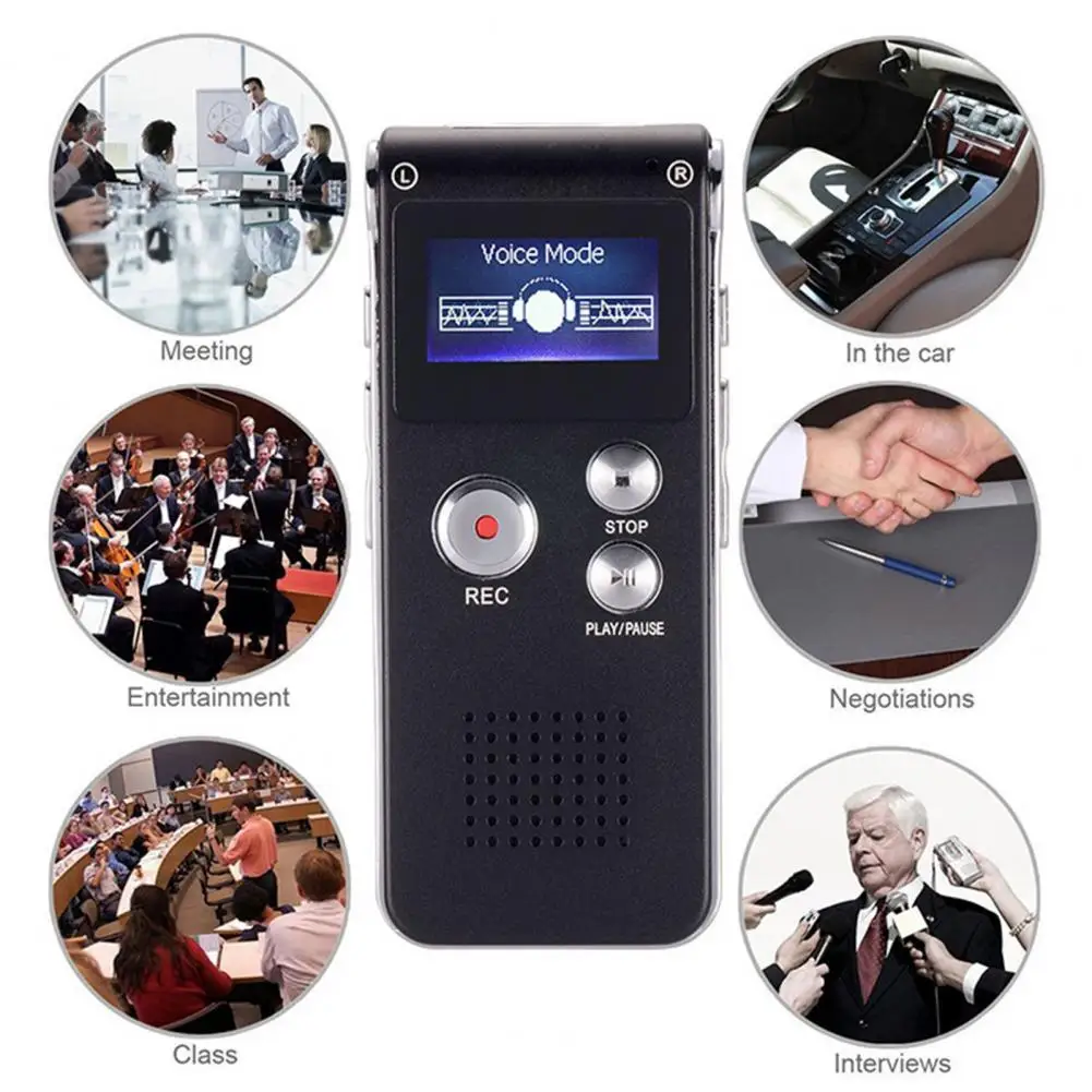 N28 Voice Recorder HD compatible Recording Intelligent Noise Reduction MP3 Recorder Professional Recording Home Supply