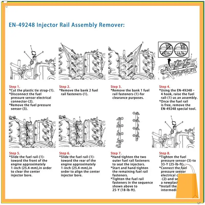 

Трендовый инструмент для уплотнений топливной форсунки EN-49248 GM245, инструмент для уплотнения топливной форсунки в сборе, рельс форсунки 6706, рельс форсунки в сборе