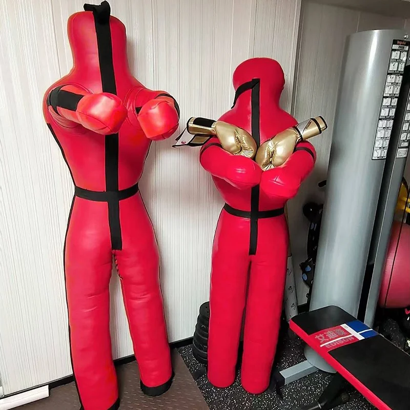 2026 Taekwondo Wrestling MMA Karate Judo Aikido Boxing BJJ Jiu Jitsu Grappling Standing 70kg Unisex PU Durable Punching Dummypro view 5