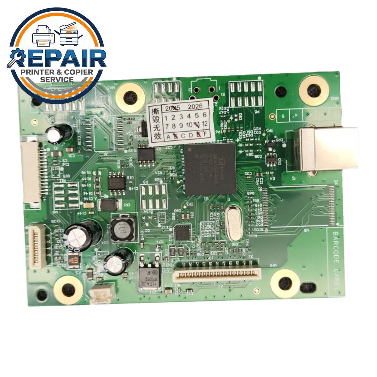 1PC CE831-60001 Compatible New Main Board Motherboard for HP LaserJet M1132 Printer Parts