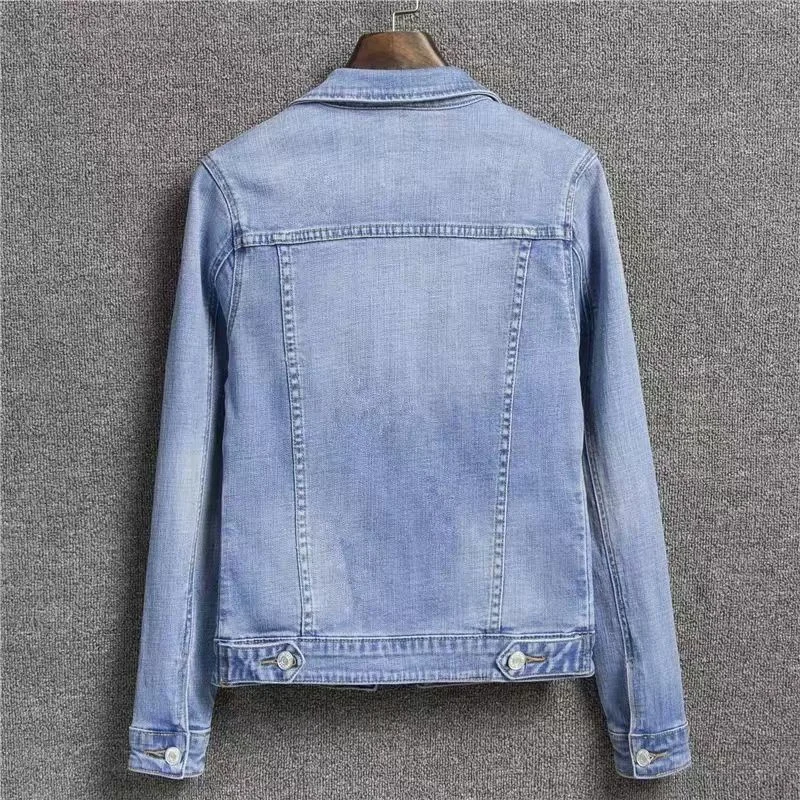 Denim Coat Women Wear Autumn Clothes Outside In Autumn Winter And Slim Casual Jackets In Autumn Wear New Short Tops For Students