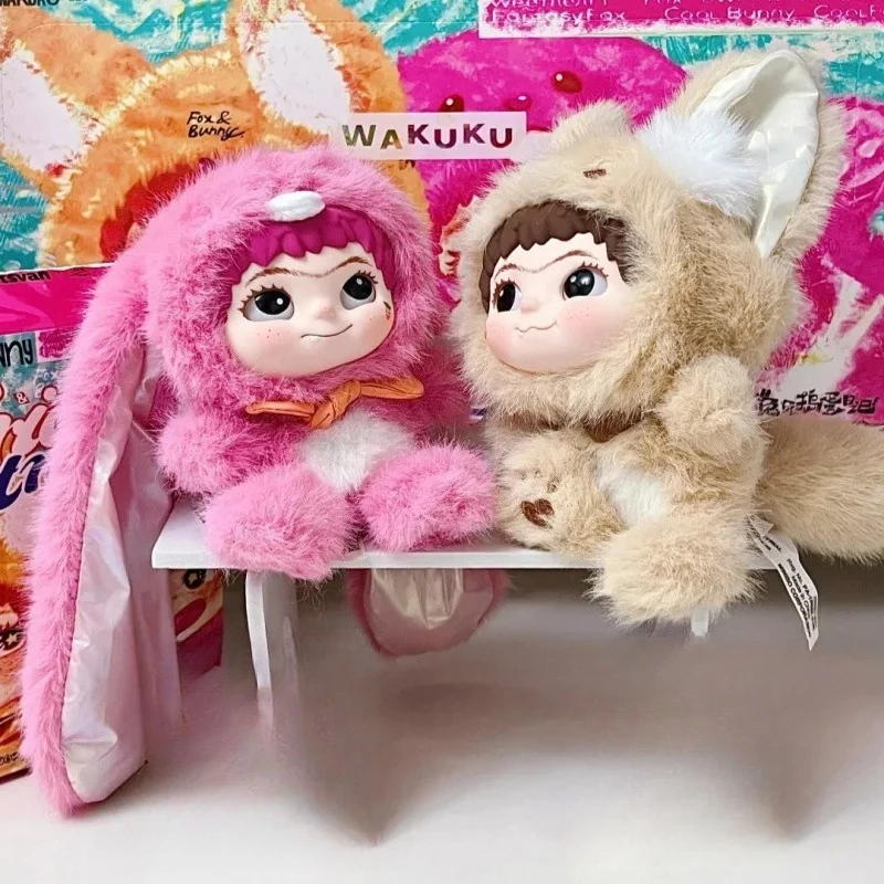 

HOT Replica Wakuku 2.0 Trickor Treat Series Blind Box - Collectible Panda Elevator Action Figure Doll Surprise Pendant Gift Toy