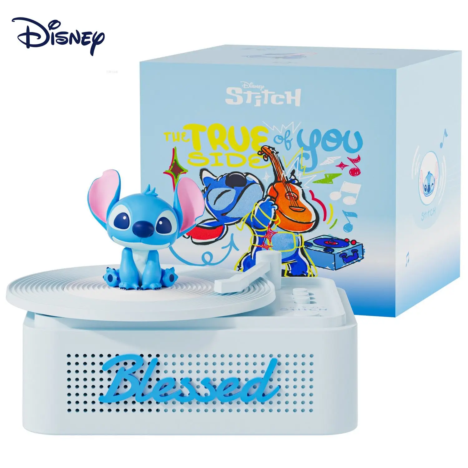 

Милый Bluetooth-динамик Disney Stitch с HIFI-качеством звука, беспроводной стерео-сабвуфер с аниме-дизайном и подсветкой, периферийное устройство