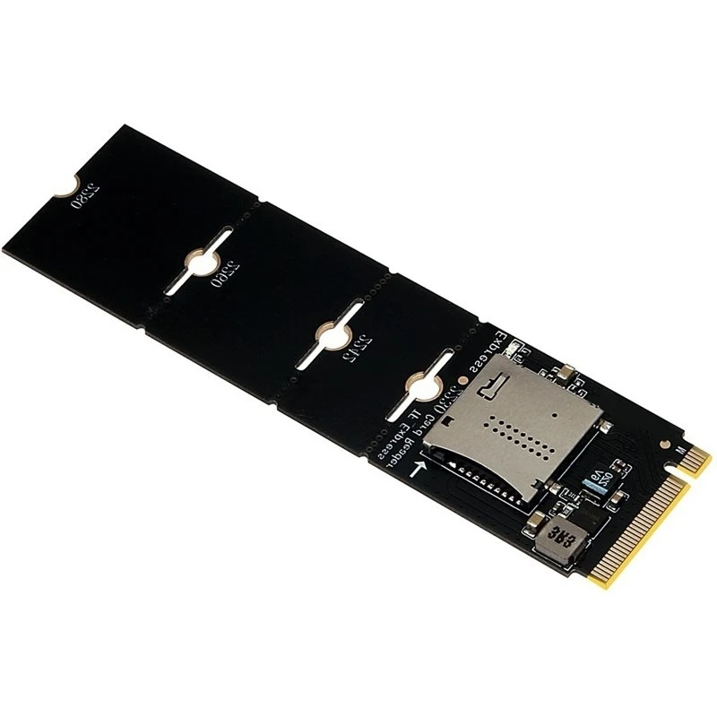 Stylish-For Micro-SD  Express To M.2 Adapter Card TF Express To M.2 NVME Adapter M.2 NVME To TF Express Adapter