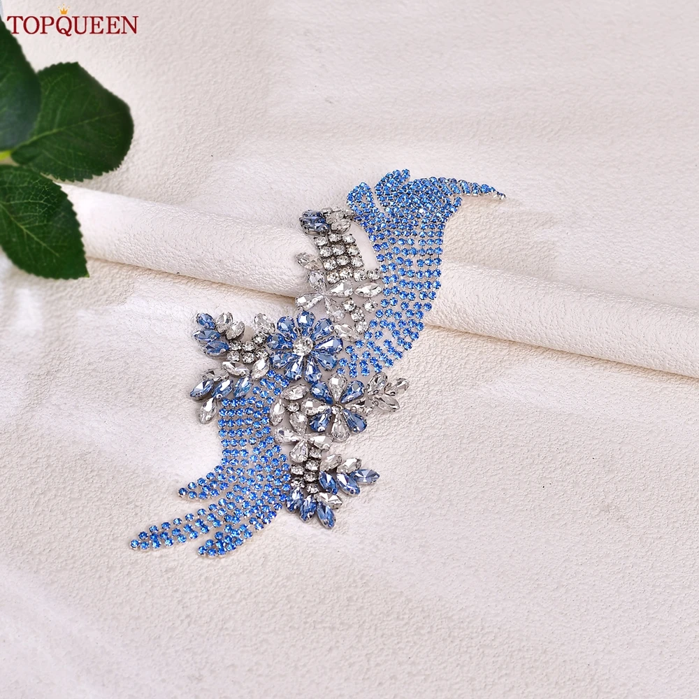 TOPQUEEN Bruids Bruiloft Riem Betaalbare Decoratieve Lint Strass Sjerp Damesaccessoires Moederschap Plus Size Riem S273