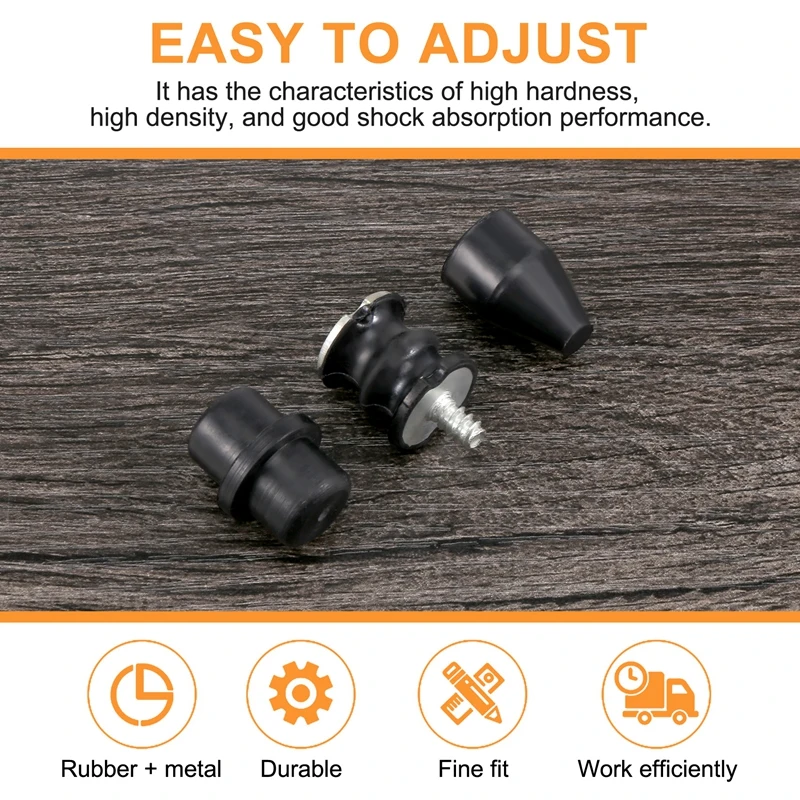 ABUL-7Pcs Rubber Front Handle Isolator Buffer Shock Mount Elements Set Kit Fit For Husqvarna 136 137 141 142 Chainsaw Parts