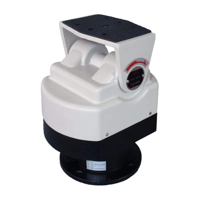 Construction Site Camera PT Bracket, Waterproof Metal Intelligent Pan Tilt Gimbal AC24V/220V