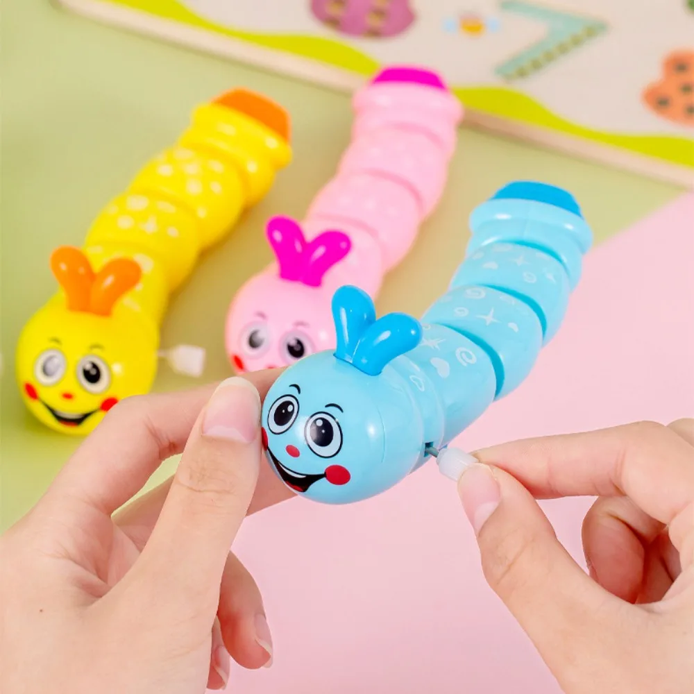3/5 Pcs Cartoon Wind Up Caterpillar Children\'s Birthday Party Baby Shower Kindergarten Gift Gift Bag Filler Kids Reward Giveaway