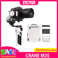 ZHIYUN CRANE M3S  Camera Gimbal Stabilizer Handheld Quick Release for Mirrorless Cameras Phone for Sony ZVE10 Canon iPhone 14