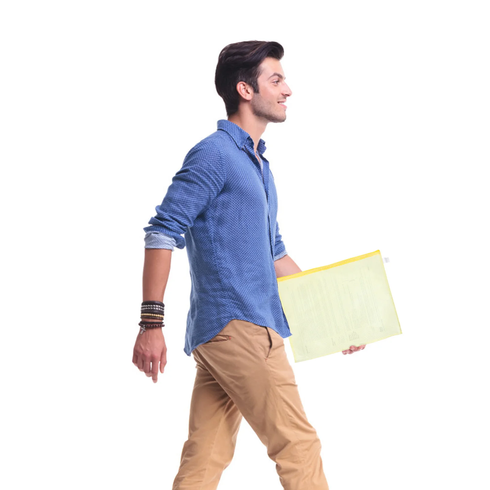 

10Pcs Zipper File Bags Large Capacity A3 Document Pouch Office School File Organizer Document Holder Filing Folder