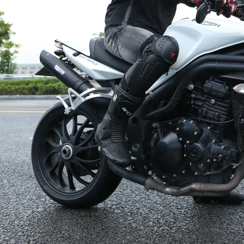 

ARCX летние мужские высокие мотоциклетные гоночные ботинки для бездорожья из натуральной кожи, светоотражающие защитные ботинки для верховой езды