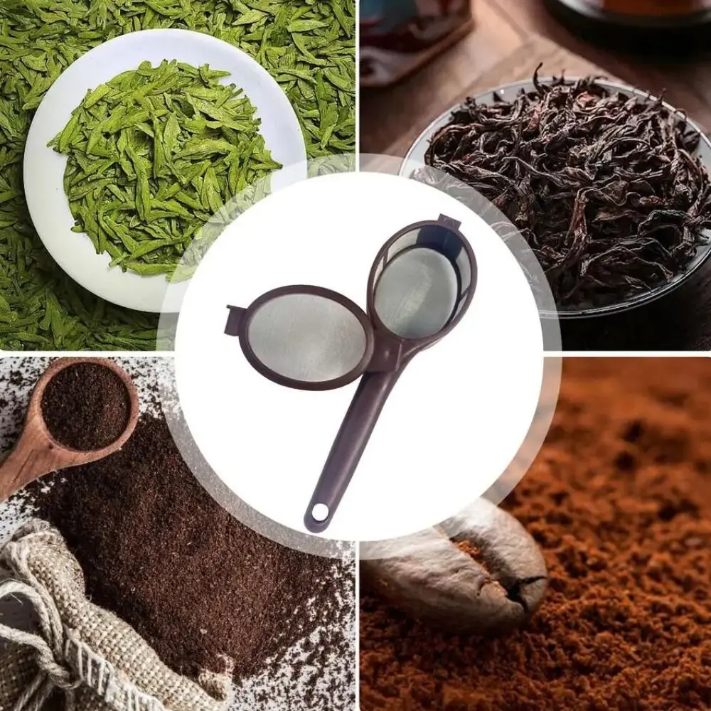 Coffee Supplies Fine Mesh Coffee Capsule Powder Filter Spoon Loose Leaf Reusable Coffee Strainer Handy Tea Infuser Office