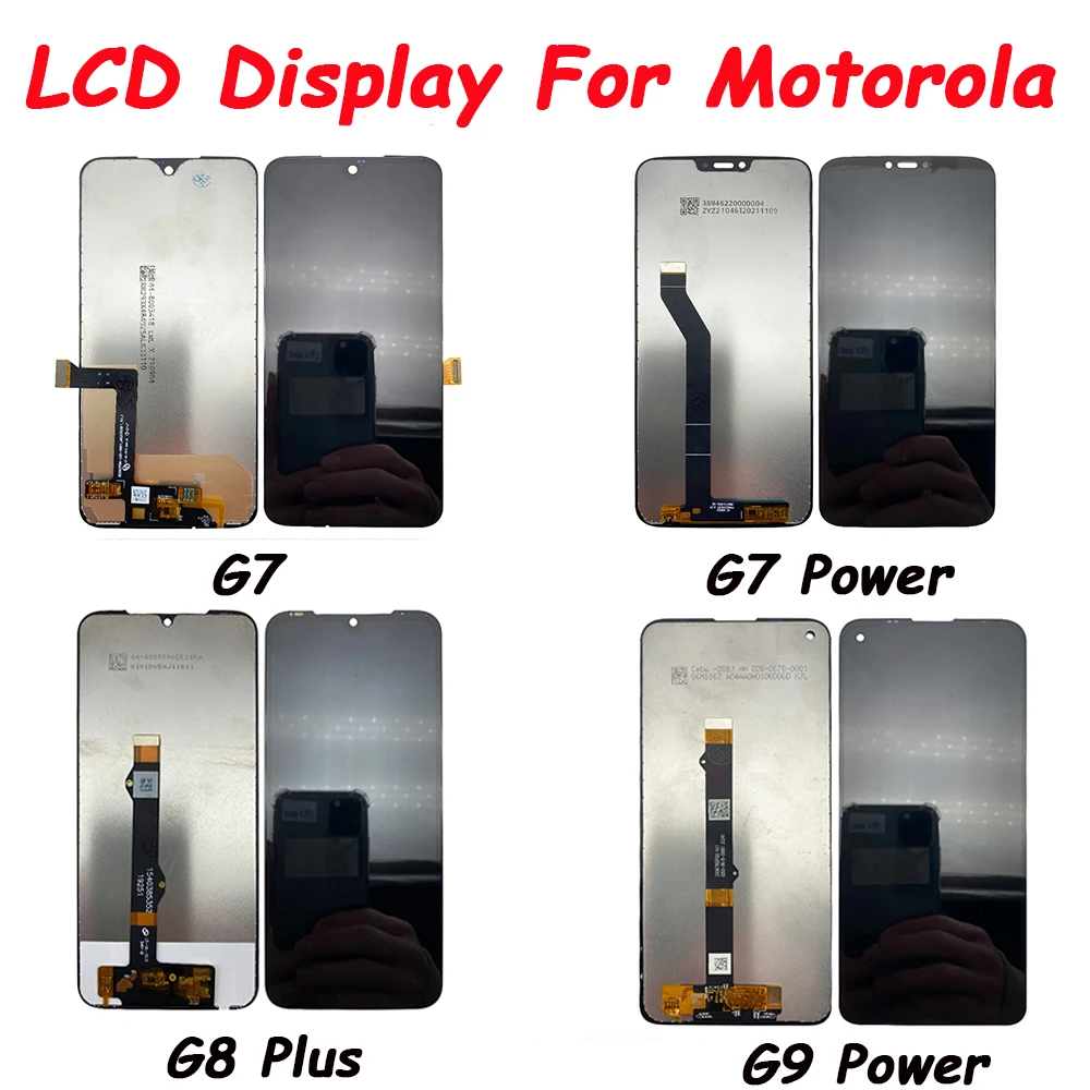 LCD Replacement For Moto G9 Power G6 Play G8 Plus G9 Play G7 Power G7 Play G7 LCD Display Screen replacement Digitizer Assembly