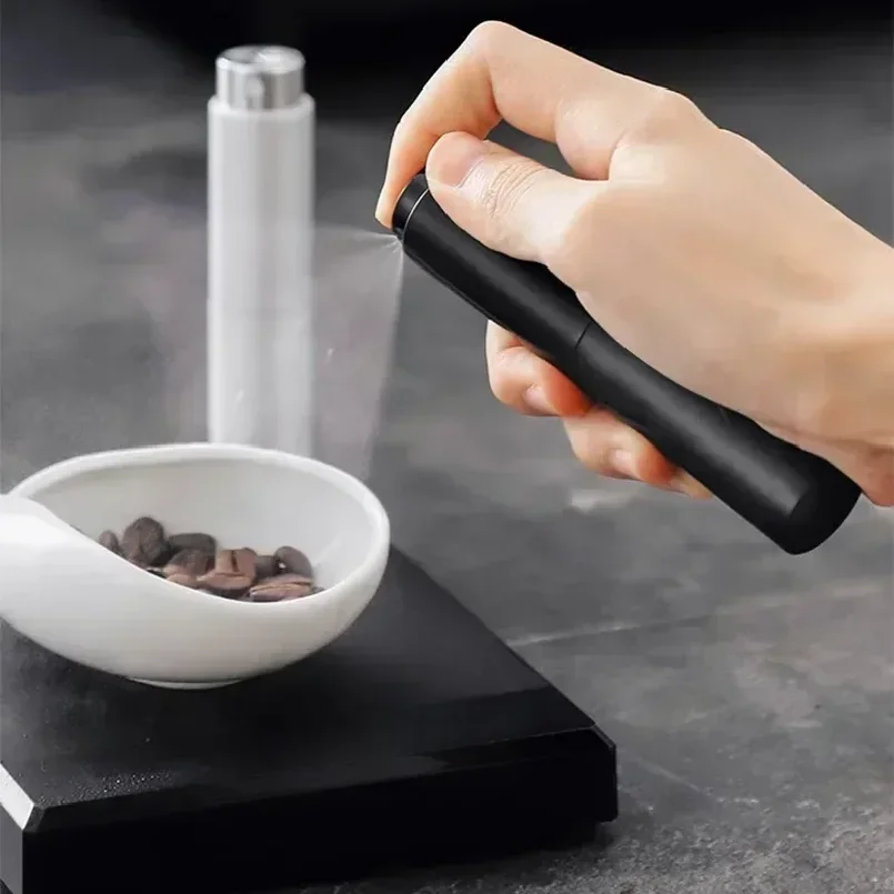 

two-piece set Coffee Beans Dosing Cup Trays and Spray Portable Humidifier Powder Anti Fly and Static Electricity Espresso