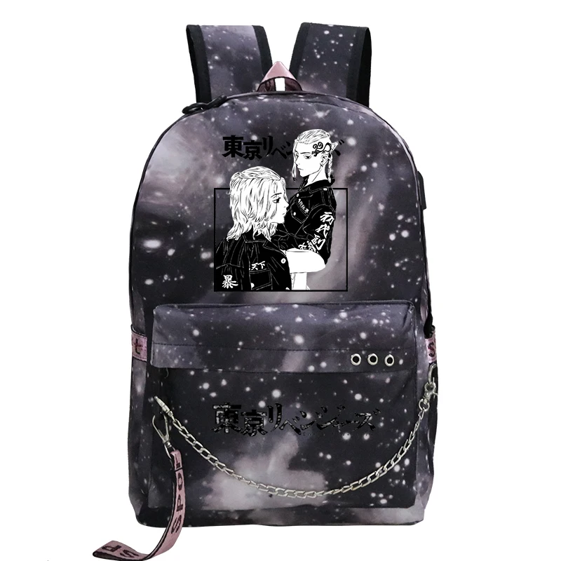 Tokyo Revengers Anime Women Backpacks Ladies Backpack Tokyo Revengers School Bags Girls Retro School Backpack Tokyo Revengers