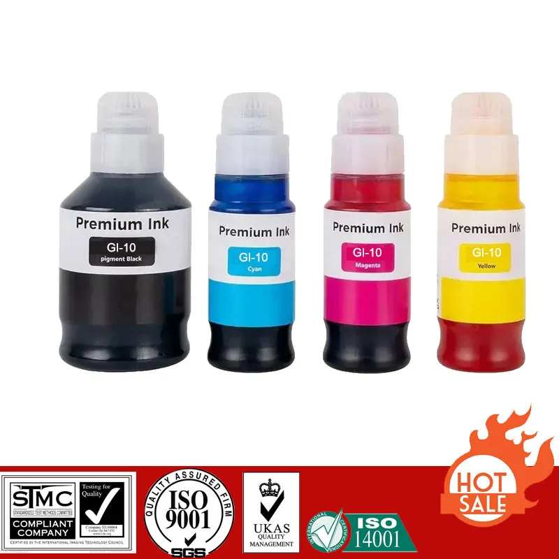 Compatible Refill Ink For GI-10 GI10, For CANON PIXMA GM2010/GM4010/G5010/G6010/G7010 Printer