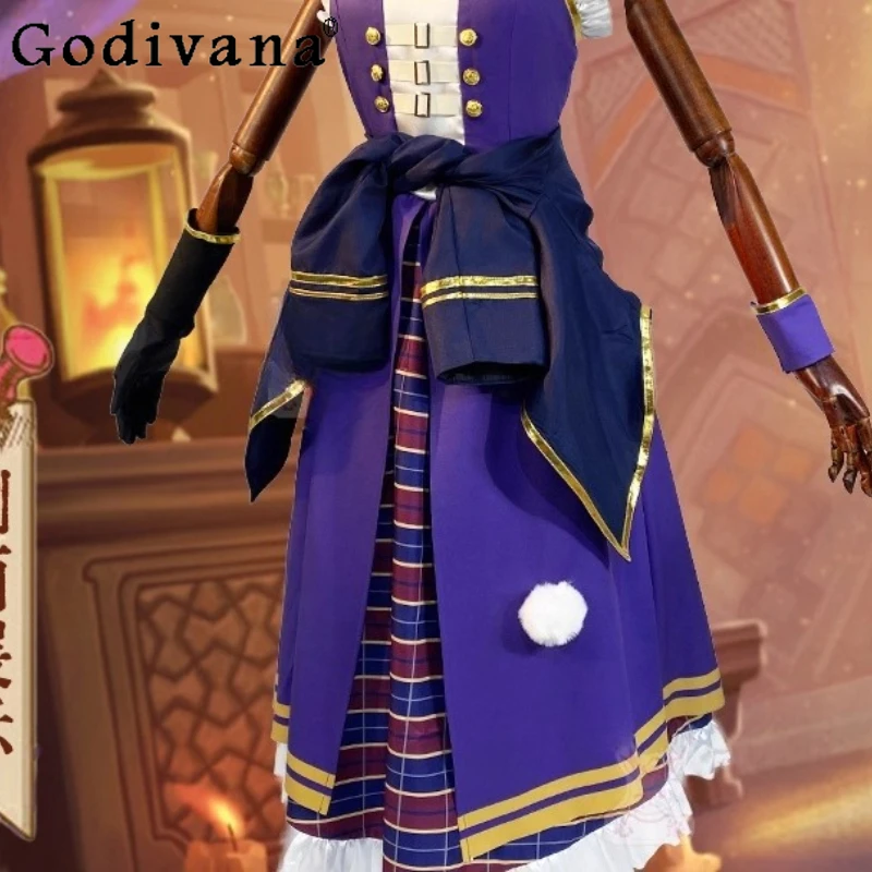 手袋メガネ小道具セット女性制服セットアイデンティティⅤエンチャントレスコスプレスーツ女性ハロウィンパーティー新しいジャケット衣装