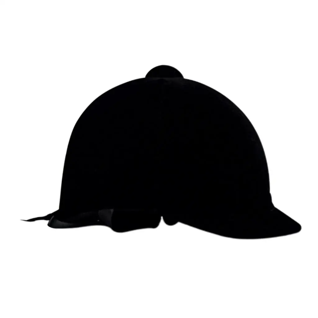 horse-riding-helmet-schooling-equestrian-velvet-headwear-adjustable-safe-gear-for-kids-adults-outdoor-trail