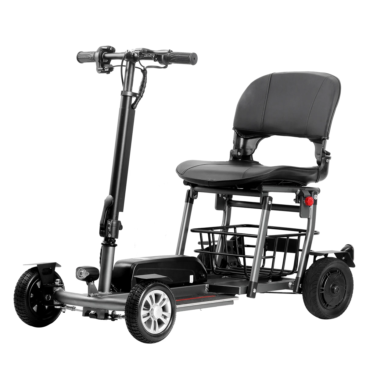 

New design 4 wheel mobile outdoor scooter electric foldable portable light electric scooter for the elderly
