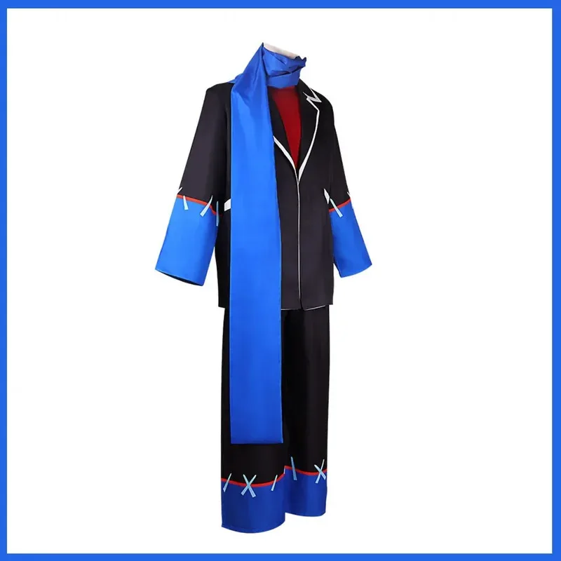 أنيمي لعبة Undertale فريسك تأثيري حلي خطأ Sans الأسود موحدة معطف وشاح الكبار رجل هالوين كرنفال البدلة ؛ 8's ، 6;