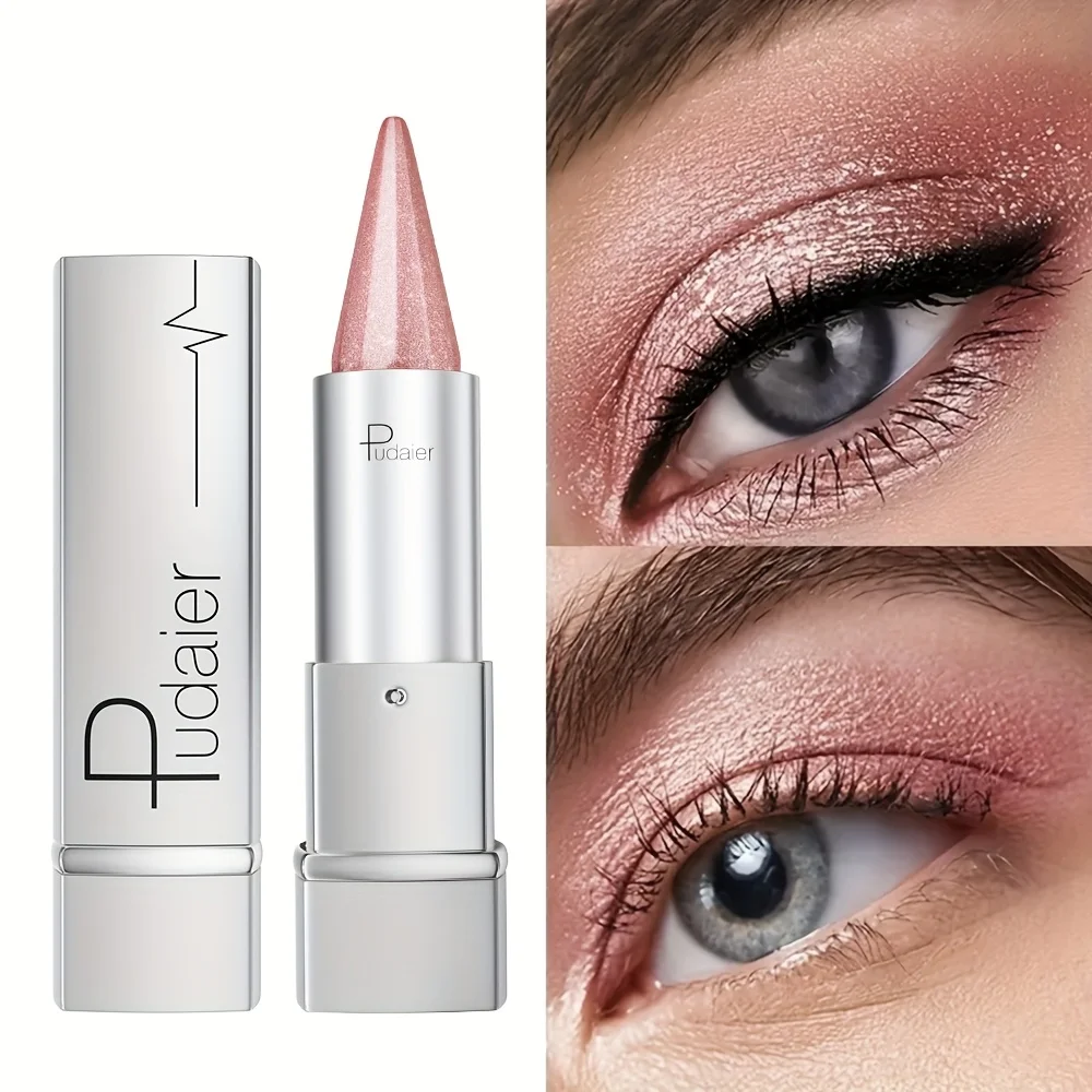 Stylo fard à paupières scintillant imperméable, imperméable et résistant à la sueur, longue durée sans bavures, pas facile à enlever le maquillage