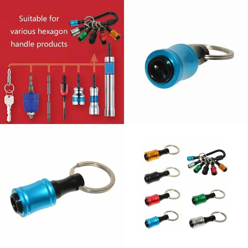 

Y1UD Lightweight Screwdriver Bits Holder Set Portable Drill Screw Adapter Quick Release Extension Bar for 1/4inch Shank