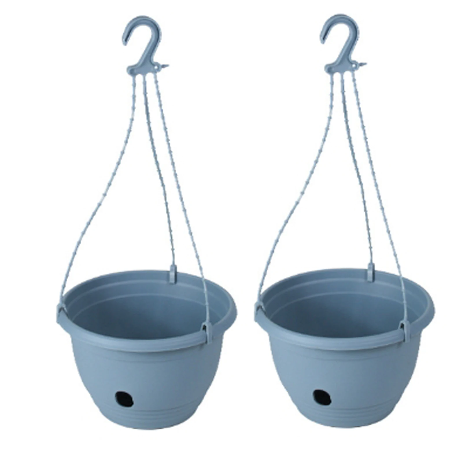 

2x Reservoir Hanging Planter For Walls Small Plants And Flowers Easy To Care For And Has Small