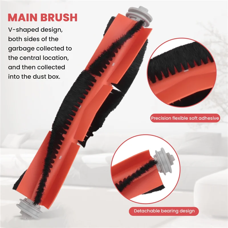 

B59B-Main Side Brush Hepa Filter Mop For Dreame D9/L10 Pro/D9 Max/D9 Pro/D9 Mistral RLS5 Robot Vacuum Cleaner Spare Parts