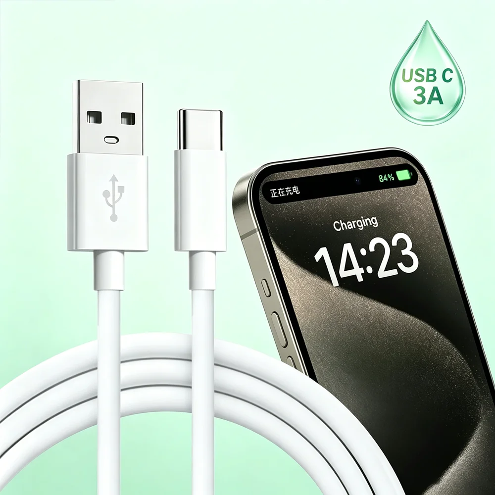 USB Typ-C-Kabel, Micro-USB-Kabel, schnelles Ladekabel, Handy-Schnellladegerät-Kabel für Xiaomi Samsung, Typ-C-Datenkabel