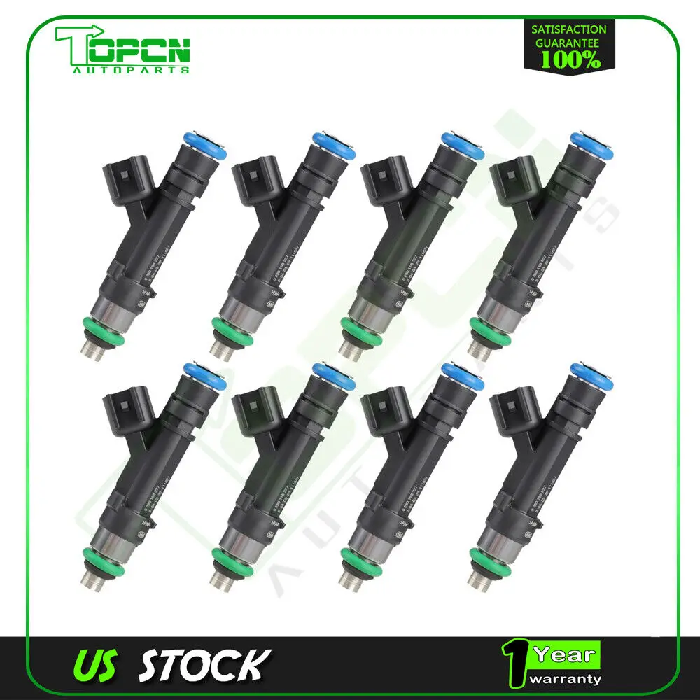 

8 PCS Fuel Injectors For Ford F-150 Lobo Mustang 5.0L 2017-2011 BR3Z9F593A