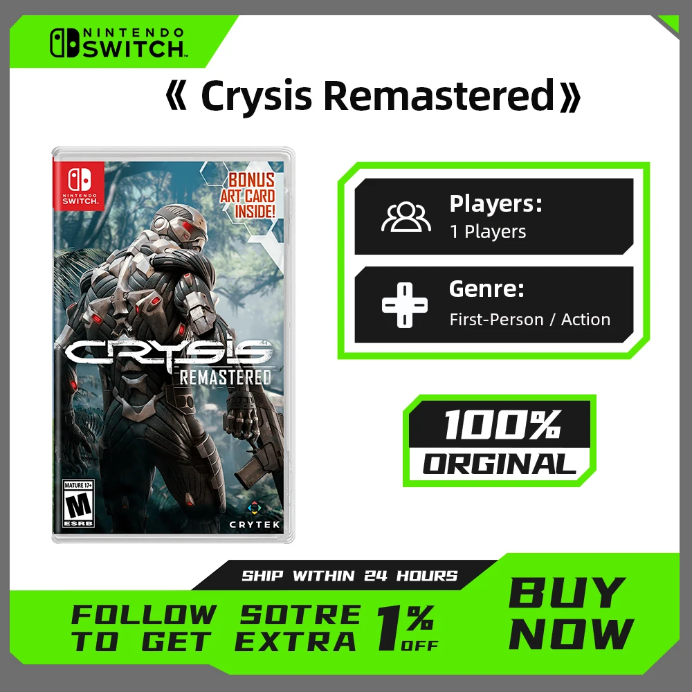 عروض ألعاب نينتندو سويتش - كريسيس ريمستر - لجهاز نينتندو سويتش OLED سويتش لايت سويتش 100% بطاقة الألعاب الأصلية المادية #1