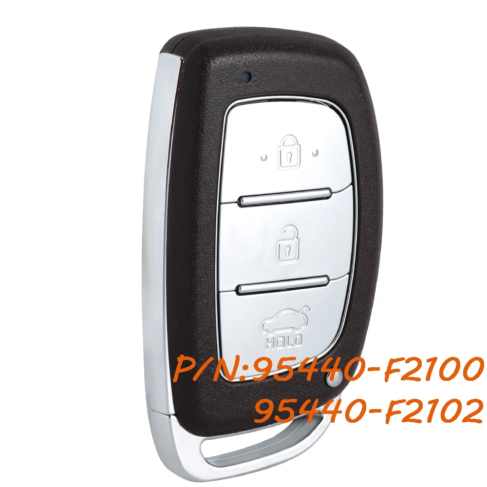 

KEYECU 95440-F2100 95440-F2102 Smart Remote Key Fob for Hyundai Elantra 2015 2016 2017 2018 2019 2020 433MHz FG00140 HYN14R