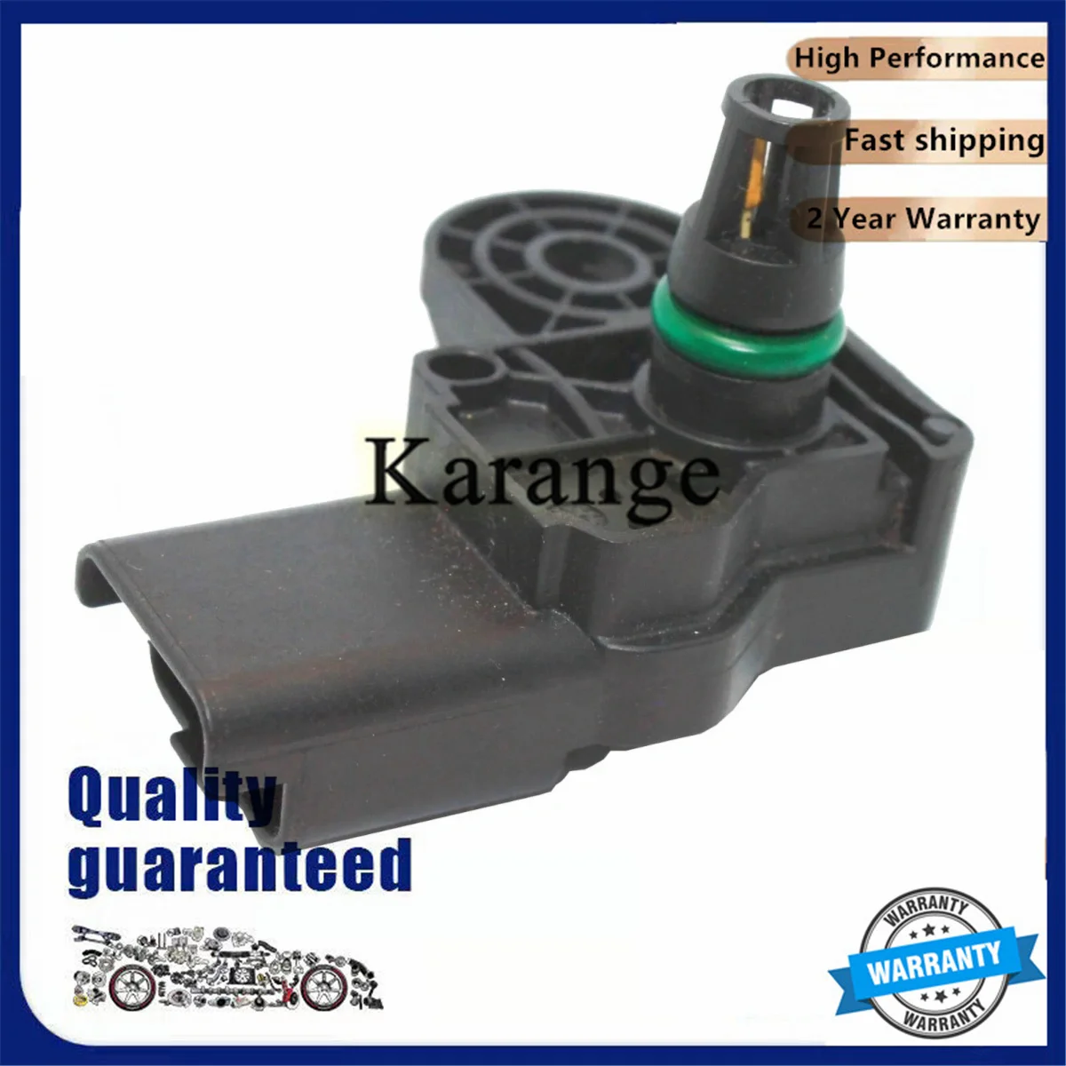 

New MAP Manifold Absolute Pressure Temperature Sensor for Mini R56 R55 R57 Cooper S 1.6L 2007-2010 13627535069