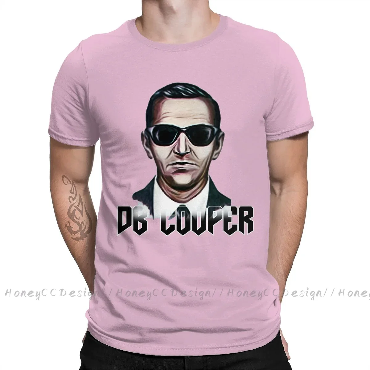 DB Cooper T-Shirt Men Top Quality 100% Cotton Short Db Cooper Summer Sleeve asual Shirt Loose Tees