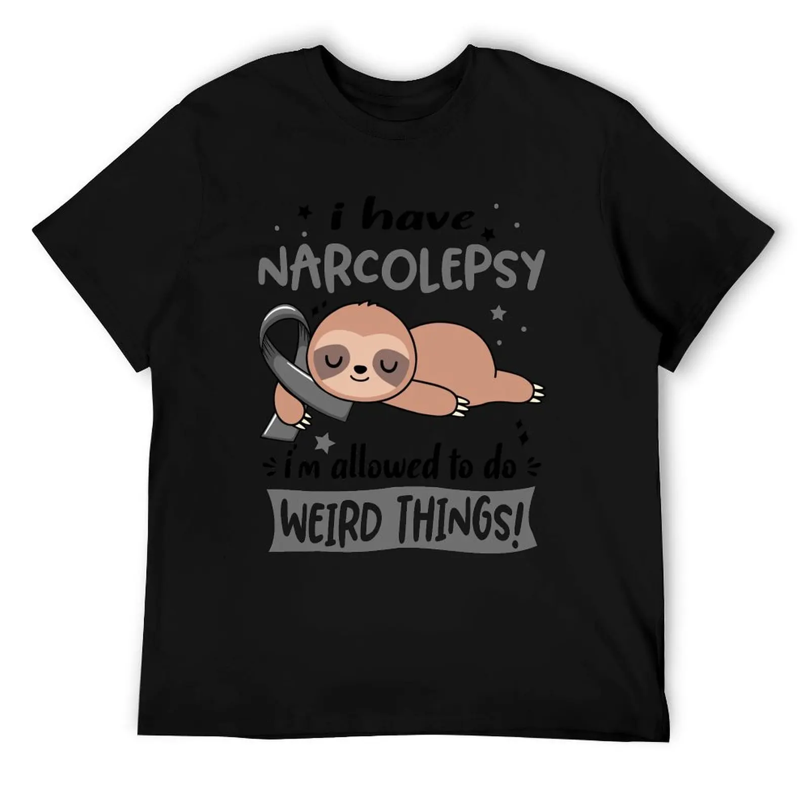 

Narcolepsy Awareness Funny I have Narcolepsy i'm allowed to do Weird Things! T-Shirt t shirts for man pack white T-Shirt