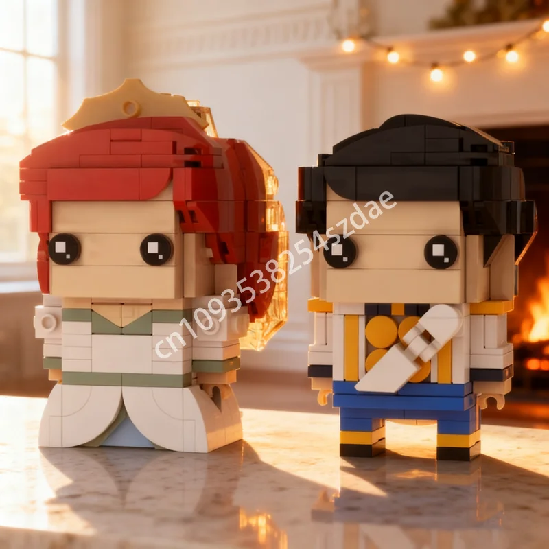 

487pcs MOC Ariel Eric Brickheadz The Little Model Christmas Gift Building Toys Blocks DIY Idea Brick Kids Birthday
