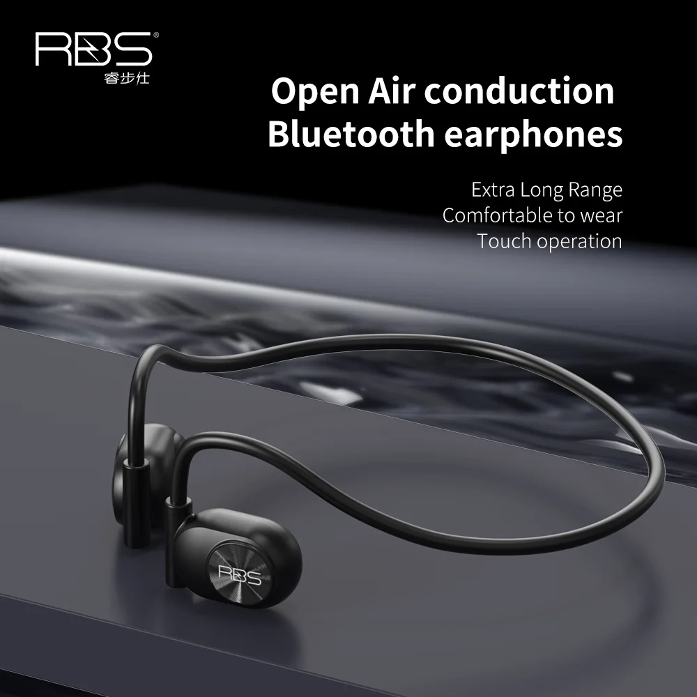 Air Conduction Earhook Earphones Open Ear Wireless Bluetooth 5.3 Headphone E100Pro  Running Cycling Sport Headset