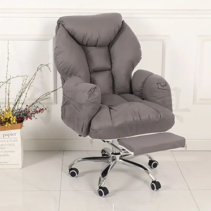 Multi-functional Durable E-sports leisure chair thickened soft bag backrest lifting swivel chair lazy sofa computer chair