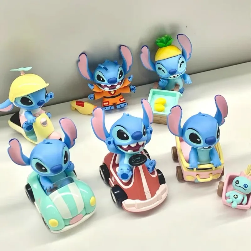 Disney Lilo i Stitch Figurka Pudełko z niespodzianką Kreatywny spersonalizowany pamiętnik rowerowy Ozdoba na biurko Niespodzianka Pudełko na prezent Zabawka Hurtownia