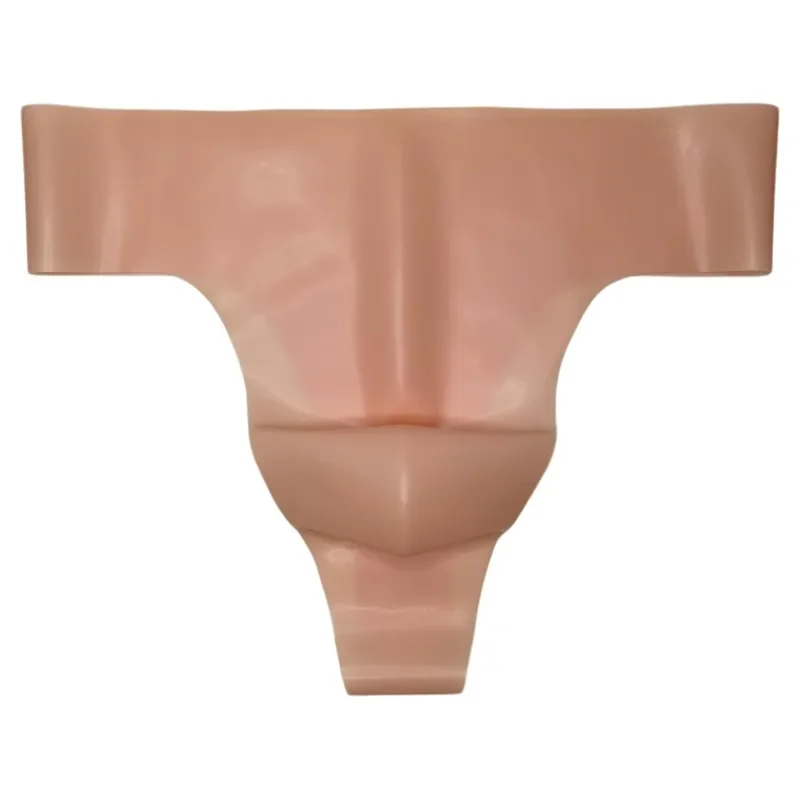 Low Rise Tanga Rubber G String Latex Underwear Mens Convex Pouch Thongs Transparent Silky Sexy Lingerie Male Gay Panties Sleep