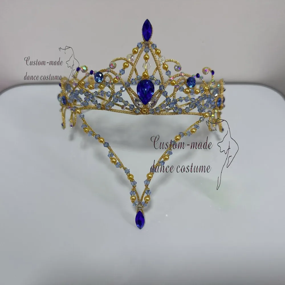 バレエヘッドピース、日本輸入ロープ海賊冠、ブルーバード一体型冠、魔法のシンボル、多用途冠、ダンサーのヘッドウェア