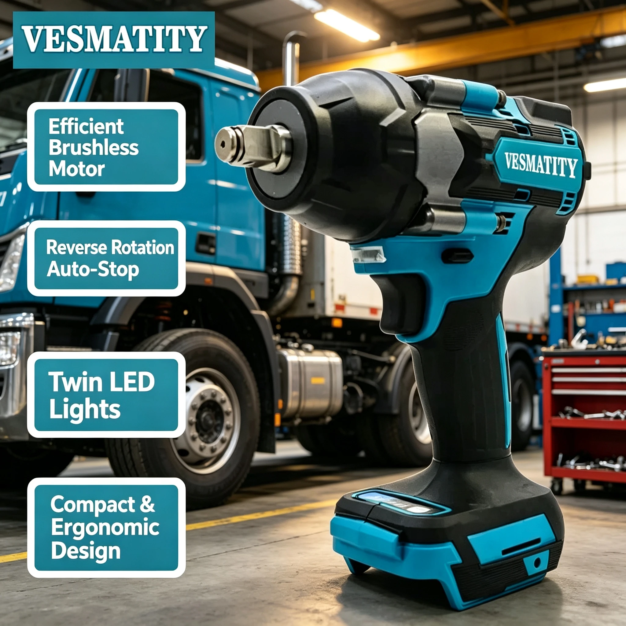 Vesmatity DTW700 18V 20V Cordless Drill Driver Screwdriver Power Tool High Torque Fast Delivery Pro Max Ultra Speed